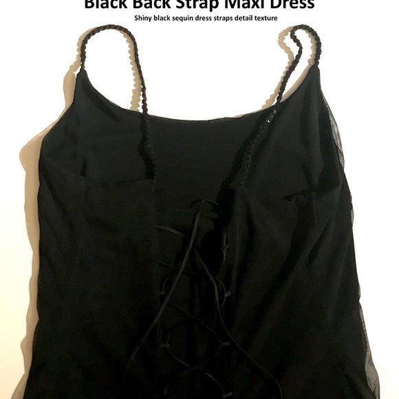 PAMELA MILANO ITALIAN STYLISH BLACK MAXI DRESS - Picture 7 of 13